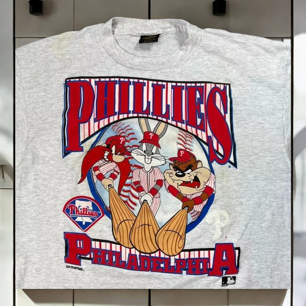 Looney Tunes 1993 Philadelphia Phillies tee shirt reprint AN45769